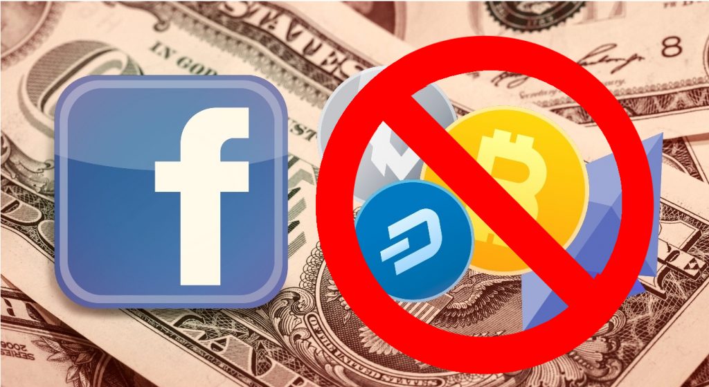 Faсebook запретил рекламу криптовалют и ICO